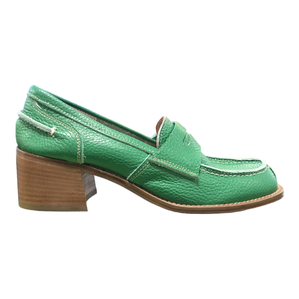 Veni soulier talon moyen fait en ITALIE semelle de cuir