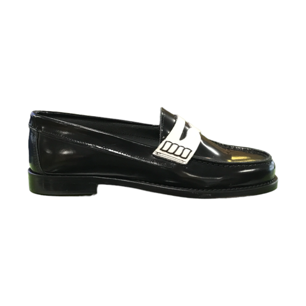Veni loafer en cuir semelle de cuir fait en Italie