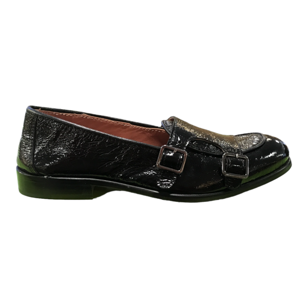 Veni mocassin en cuir souple et semelle de cuir fait en Italie