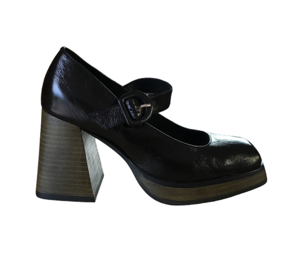 Souliers | Soulier Tamara London en cuir cuir talon vert