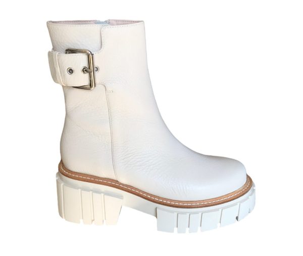 Bottes | Bottillon Tamara London blanc os cuir