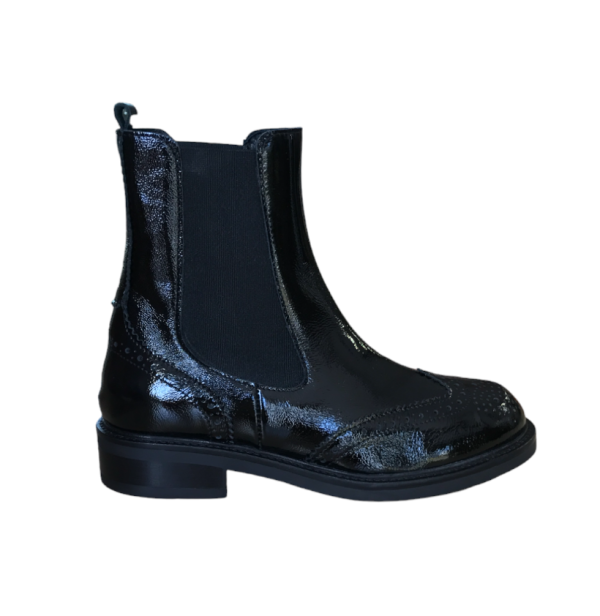 Bottes | Bottillon chelsea collection Morin en cuir verni