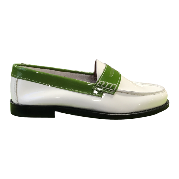 Veni loafer en cuir semelle de cuir fait en Italie