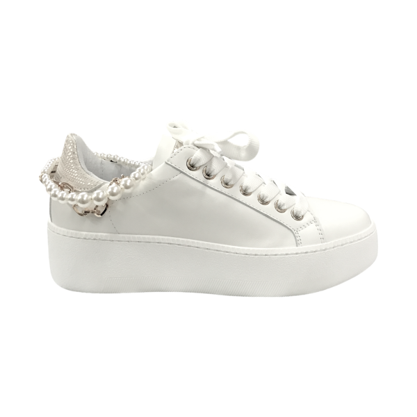 espadrille de ville Méliné avec chaîne en cuir fait en Italie