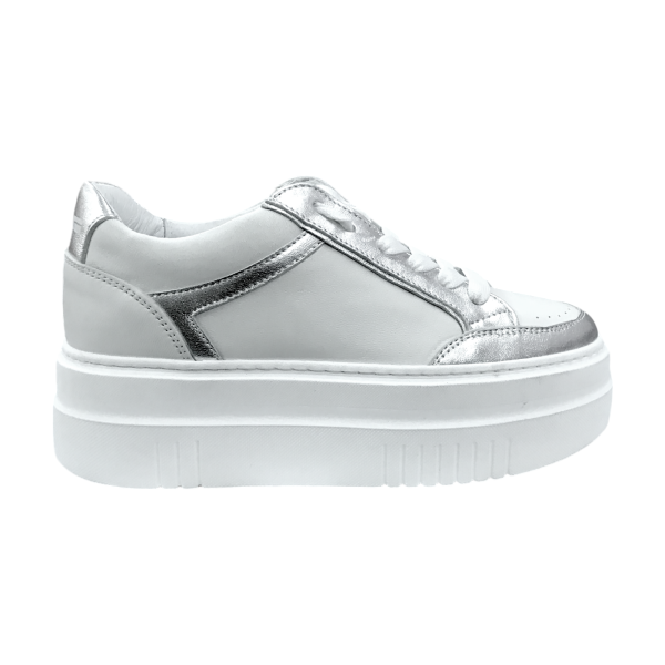 espadrille de ville Méliné semelle ultra épaisse en cuir fait en Italie
