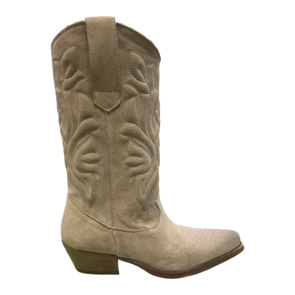 botte de style cowbpoy de la marque Morin fait en suède en italie